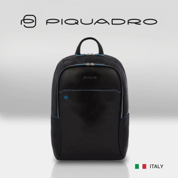 Рюкзак Piquadro Blue Square CA4762B2/N черный кожа Рюкзак Piquadro Blue Square CA4762B2/N черный кожа