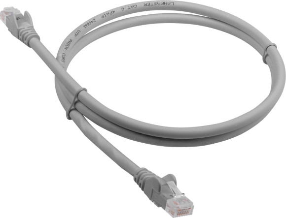 Патч-корд Lanmaster LAN-PC45/U6-5.0-GY UTP RJ-45 вил.-вилка RJ-45 кат.6 5м серый LSZH Патч-корд Lanmaster LAN-PC45/U6-5.0-GY UTP RJ-45 вил.-вилка RJ-45 кат.6 5м серый LSZH