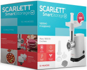 Мясорубка Scarlett SC-MG45S65 1800Вт белый Мясорубка Scarlett SC-MG45S65 1800Вт белый