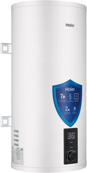 Водонагреватель Haier ES100V-R1 INOX 2кВт 100л электрический настенный/белый Водонагреватель Haier ES100V-R1 INOX 2кВт 100л электрический настенный/белый