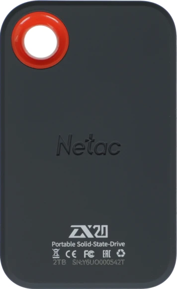 Накопитель SSD Netac USB-C 2TB NT01ZX20-002T-32BL ZX20 2.5" синий Накопитель SSD Netac USB-C 2TB NT01ZX20-002T-32BL ZX20 2.5" синий