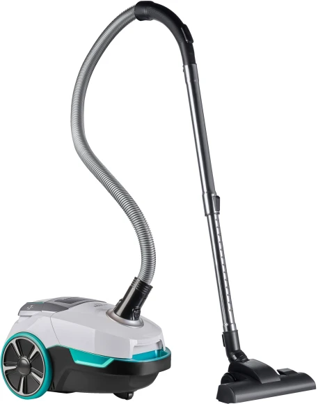 Пылесос Hyundai HYV-B4050 800Вт белый/бирюзовый (в компл.:1мешок) Пылесос Hyundai HYV-B4050 800Вт белый/бирюзовый (в компл.:1мешок)