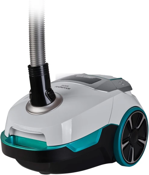 Пылесос Hyundai HYV-B4050 800Вт белый/бирюзовый (в компл.:1мешок) Пылесос Hyundai HYV-B4050 800Вт белый/бирюзовый (в компл.:1мешок)