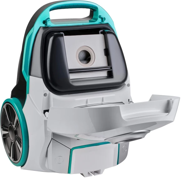 Пылесос Hyundai HYV-B4050 800Вт белый/бирюзовый (в компл.:1мешок) Пылесос Hyundai HYV-B4050 800Вт белый/бирюзовый (в компл.:1мешок)