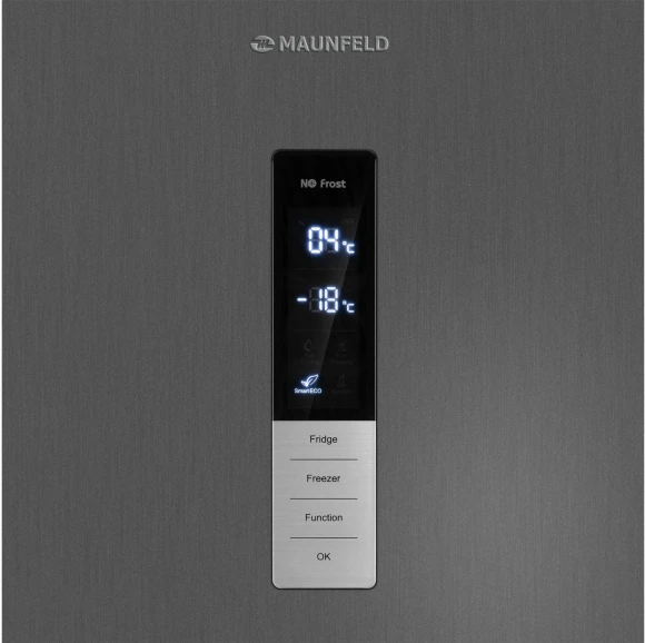 Холодильник Maunfeld MFF200NFSE 2-хкамерн. нержавеющая сталь Холодильник Maunfeld MFF200NFSE 2-хкамерн. нержавеющая сталь