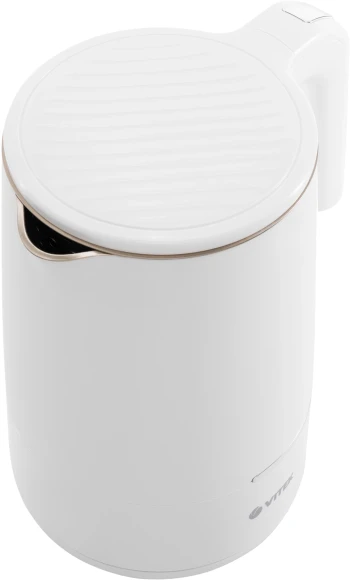 Чайник электрический Vitek VT-1104 1.5л. 2200Вт белый корпус: металл/пластик Чайник электрический Vitek VT-1104 1.5л. 2200Вт белый корпус: металл/пластик