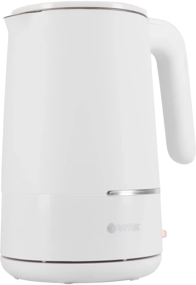 Чайник электрический Vitek VT-1104 1.5л. 2200Вт белый корпус: металл/пластик Чайник электрический Vitek VT-1104 1.5л. 2200Вт белый корпус: металл/пластик