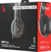 Наушники с микрофоном A4Tech Bloody MR710 черный 1.5м мониторные BT/Radio оголовье (MR710 BLACK)