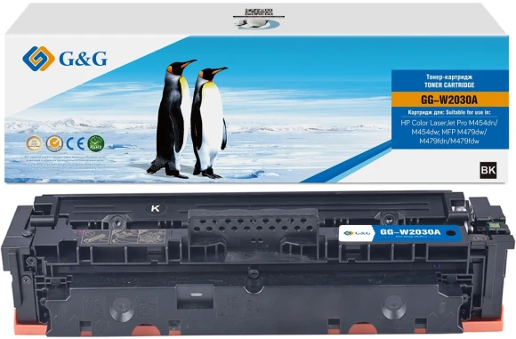 Картридж лазерный G&G GG-W2030A 415A черный (2400стр.) для HP LJ M454/MFP M479 Картридж лазерный G&G GG-W2030A 415A черный (2400стр.) для HP LJ M454/MFP M479