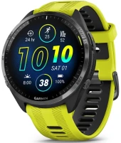 Смарт-часы Garmin Forerunner 965 47мм 1.4" AMOLED корп.черный рем.черный/серый разм.брасл.:135-205мм (010-02809-10)