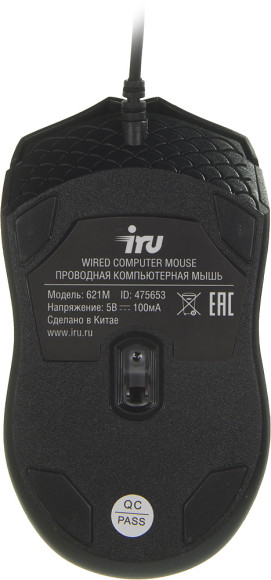 Клавиатура + мышь Оклик 621M IRU клав:черный мышь:черный USB (475653)