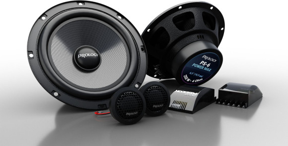 Колонки автомобильные Prology PS-6 250Вт 89дБ 4Ом 16.5см (6 1/2дюйм) (ком.:2кол.) компонентные двухполосные