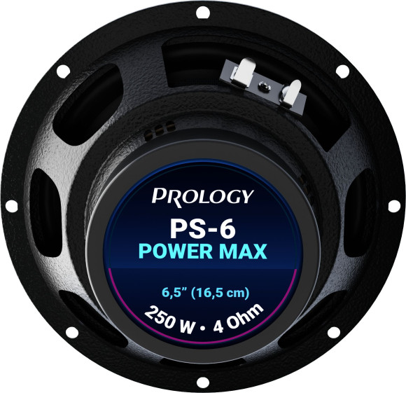 Колонки автомобильные Prology PS-6 250Вт 89дБ 4Ом 16.5см (6 1/2дюйм) (ком.:2кол.) компонентные двухполосные