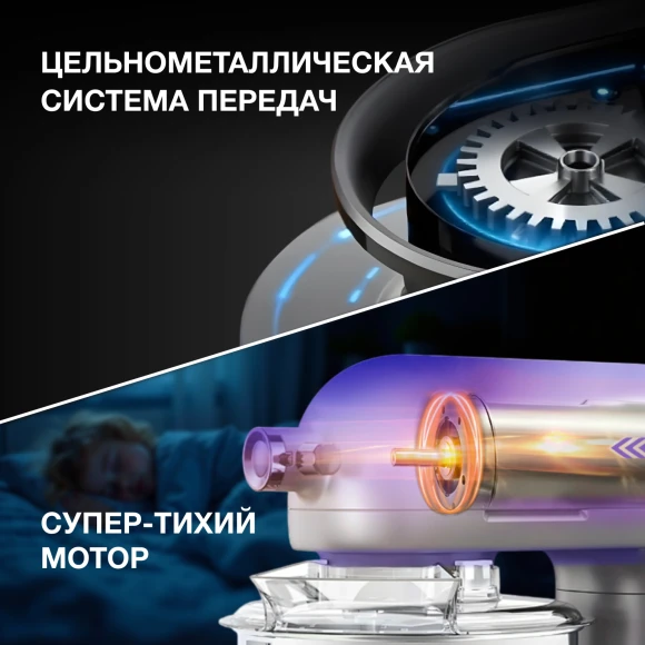 Миксер планетарный Hyundai Select HYM-S8551 1600Вт серебристый Миксер планетарный Hyundai Select HYM-S8551 1600Вт серебристый