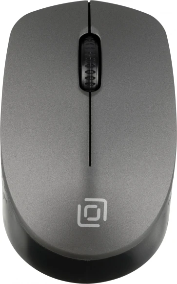 Мышь Оклик 486MW черный/серый оптическая 1600dpi беспров. USB для ноутбука 3but (1196552)