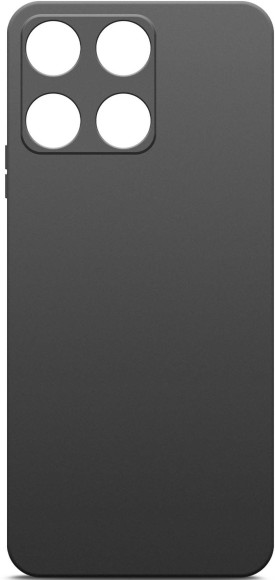 Чехол (клип-кейс) BoraSCO для Honor X6a Silicone Case черный (72478)