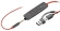 Наушники с микрофоном Poly Blackwire 3200 3225 черный/красный 2.27м накладные USB оголовье (8X229A6)