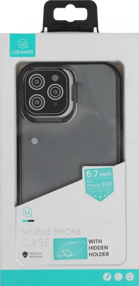 Чехол (клип-кейс) для Apple iPhone 13 Pro Max Usams US-BH783 черный (УТ000028090)