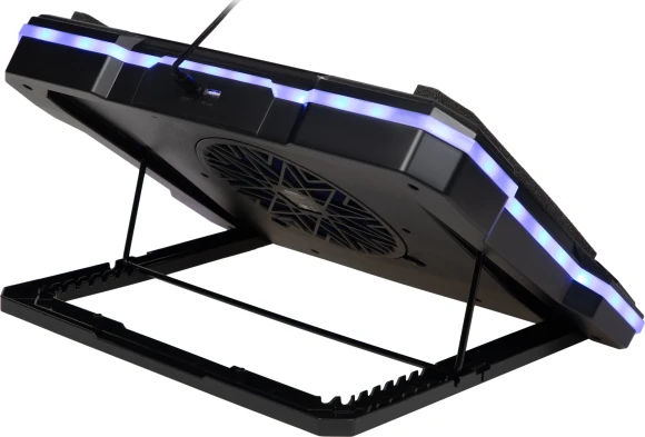 Подставка для ноутбука Digma D-NCP190-1x100RGB 19" 428x316x58мм 52дБ 2xUSB 1x 140ммFAN 1280г Fan-control металл/пластик черный Подставка для ноутбука Digma D-NCP190-1x100RGB 19" 428x316x58мм 52дБ 2xUSB 1x 140ммFAN 1280г Fan-control металл/пластик черный