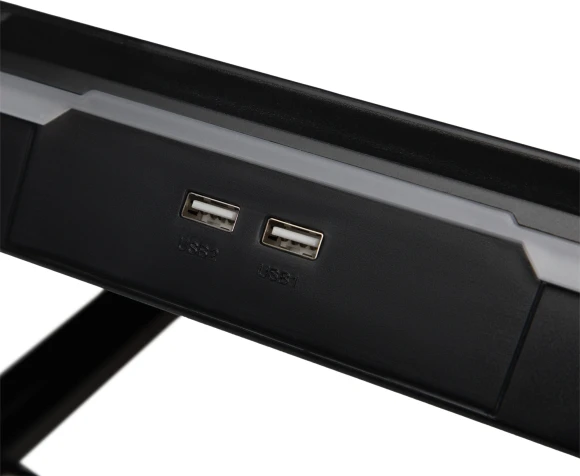 Подставка для ноутбука Digma D-NCP190-1x100RGB 19" 428x316x58мм 52дБ 2xUSB 1x 140ммFAN 1280г Fan-control металл/пластик черный Подставка для ноутбука Digma D-NCP190-1x100RGB 19" 428x316x58мм 52дБ 2xUSB 1x 140ммFAN 1280г Fan-control металл/пластик черный