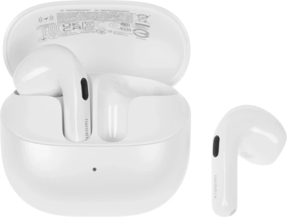 Гарнитура вкладыши Xiaomi Buds 6 белый беспроводные bluetooth в ушной раковине (BHR08OGGL)