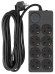 Сетевой фильтр Ippon BK-8-EU-5-16-B 5м (8 розеток) черный (коробка)