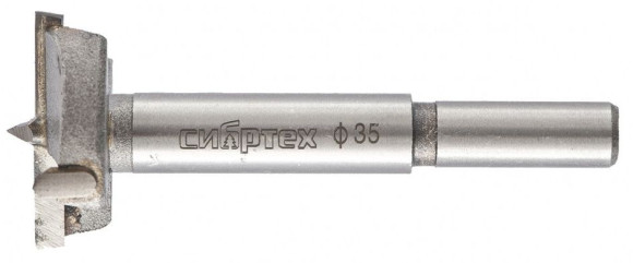 Сверло Сибртех 704835 по дереву Д=35мм Дл=80мм (1пред.) для дрелей/перфораторов Сверло Сибртех 704835 по дереву Д=35мм Дл=80мм (1пред.) для дрелей/перфораторов