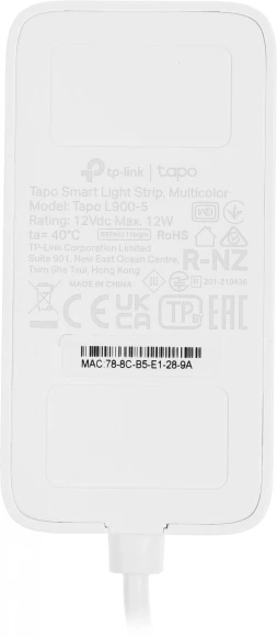 Умная светодиодная лента TP-Link Tapo L900-5 13.5В 5м Умная светодиодная лента TP-Link Tapo L900-5 13.5В 5м