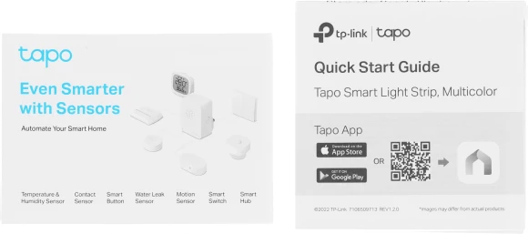 Умная светодиодная лента TP-Link Tapo L900-5 13.5В 5м Умная светодиодная лента TP-Link Tapo L900-5 13.5В 5м