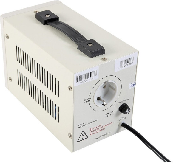 Стабилизатор напряжения Rucelf СтАР-1000 1кВА однофазный белый