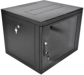 Шкаф коммутационный ЦМО (ШРН-М-9.500-9005) настенный 9U 600x520мм пер.дв.стекл 130кг черный 456мм 19.35кг 180град. 480мм IP20 сталь Шкаф коммутационный ЦМО (ШРН-М-9.500-9005) настенный 9U 600x520мм пер.дв.стекл 130кг черный 456мм 19.35кг 180град. 480мм IP20 сталь