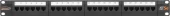 Патч-панель Nikomax NMC-RP24UD2-1U-BK 19" 1U 24xRJ45 кат.5E UTP