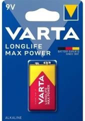 Батарея Varta LongLife Max Power 6LR61 (1шт) блистер
