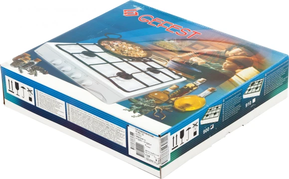 Плита Газовая Gefest ПГ 900-03 белый эмаль (настольная) Плита Газовая Gefest ПГ 900-03 белый эмаль (настольная)