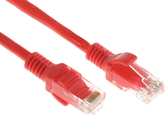 Патч-корд Premier PP12-2M/R 1000Гбит/с UTP 4 пары cat.5E CCA molded 2м красный RJ-45 (m)-RJ-45 (m)