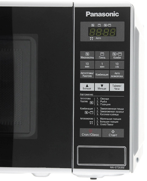 Микроволновая Печь Panasonic NN-GT264MZPE 20л. 800Вт серебристый/черный