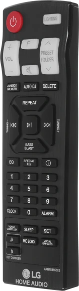 Минисистема LG XBOOM RNC9 черный 600Вт FM USB BT