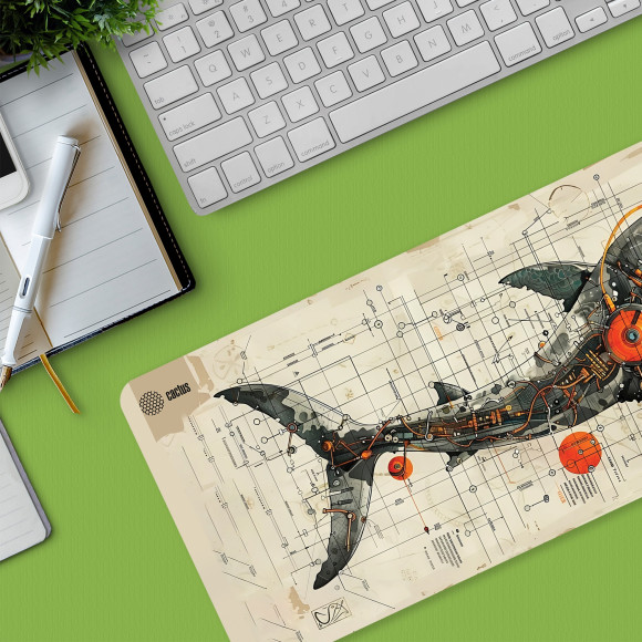 Коврик для мыши Cactus Shark 900x400x4мм (CS-MP-COR03XXL)