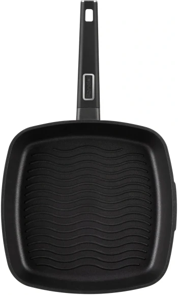 Сковорода-гриль Rondell Craft RDA-1485 квадратная 28см покрытие: TriTitan ручка несъемная (без крышки) черный