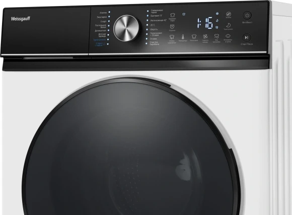 Стиральная машина Weissgauff WM 47147 DC Inverter Steam класс: A+++ загр.фронтальная макс.:7кг белый инвертор