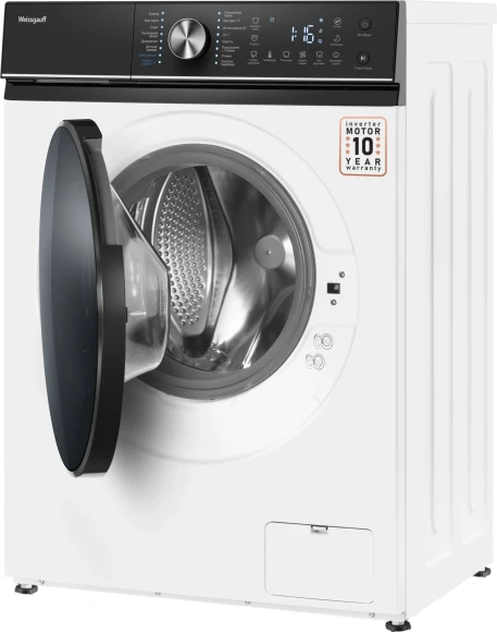 Стиральная машина Weissgauff WM 47147 DC Inverter Steam класс: A+++ загр.фронтальная макс.:7кг белый инвертор