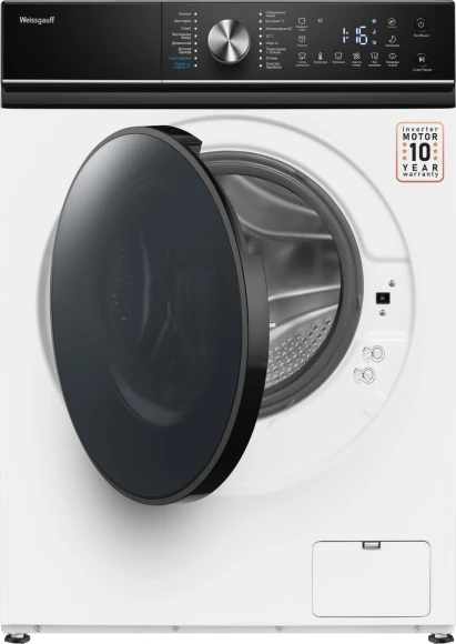 Стиральная машина Weissgauff WM 47147 DC Inverter Steam класс: A+++ загр.фронтальная макс.:7кг белый инвертор