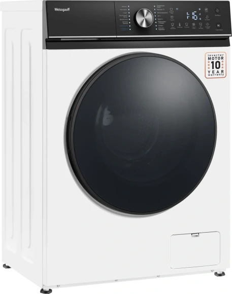 Стиральная машина Weissgauff WM 47147 DC Inverter Steam класс: A+++ загр.фронтальная макс.:7кг белый инвертор