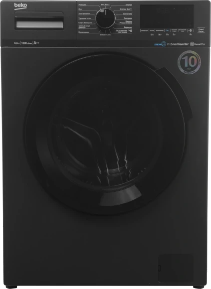 Стиральная машина Beko WSPE6H616A класс: A+++ загр.фронтальная макс.:6.5кг антрацит инвертор