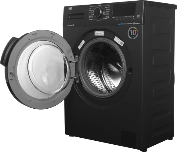 Стиральная машина Beko WSPE6H616A класс: A+++ загр.фронтальная макс.:6.5кг антрацит инвертор