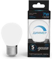 Лампа светодиодная Gauss Elementary 30222 12Вт цок.:E27 свеча 220B св.свеч.бел.нейт. (упак.:10шт) Лампа светодиодная Gauss Elementary 30222 12Вт цок.:E27 свеча 220B св.свеч.бел.нейт. (упак.:10шт)