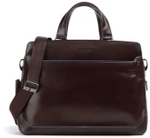Деловая сумка Piquadro Blue Square CA6590B2/MO с отделением для ноутбука 15.6" красное дерево натур.кожа