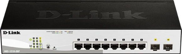 Коммутатор D-Link DGS-1210-16 DGS-1210-16/G2A (L2) 16x1Гбит/с 4xКомбо(1000BASE-T/SFP) настраиваемый