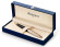 Ручка шариков. Waterman Carene De Luxe (S0700000) Black Silver GT M син. черн. подар.кор.