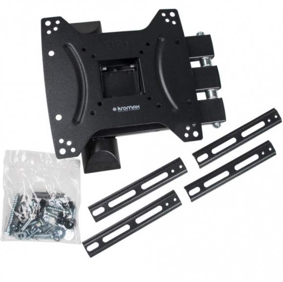 Кронштейн для телевизора Kromax OPTIMA-404 черный 15"-55" макс.35кг настенный поворотно-выдвижной и наклонный Кронштейн для телевизора Kromax OPTIMA-404 черный 15"-55" макс.35кг настенный поворотно-выдвижной и наклонный